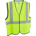 Global Industrial Class 2 Hi-Vis Safety Vest, Solid Polyester, Lime, 2XL/3XL