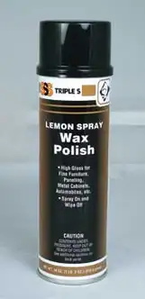 SSS Lemon Spray Wax Polish, 18 oz., 12/CS