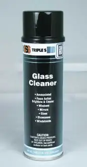 SSS Glass Cleaner, 19 oz., 12/CS