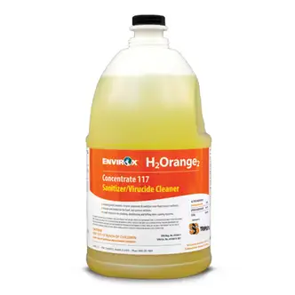SSS/EnvirOx H2Orange2 Concentrate 117, Sanitizer/Virucide Cleaner, 4/1 Gal.
