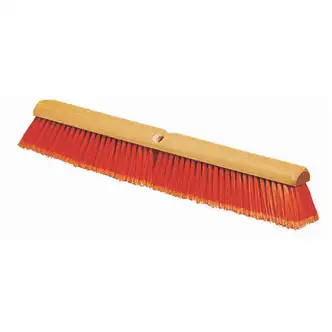 SSS 24" Push Broom, Fine Bristles, 12/CS