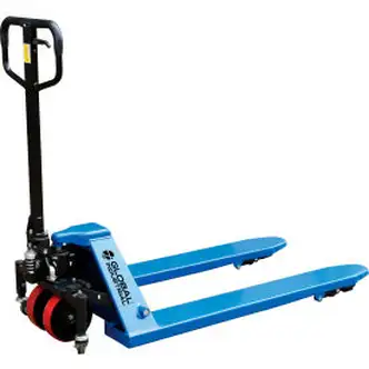 Global Industrial Dual-Direction Manual Pallet Jack, 5000 lb Capacity, 27"W x 48"L Forks