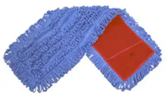 SSS NexGen 24" Blue Microfiber Looped End Dust Mop Pad, 12/CS