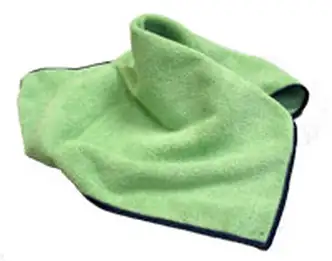 SSS NexGen 16"x16" Green General Cleaning Microfiber Cloth, 300 grams,  12/pack, 2 packs/CS, 24/CS