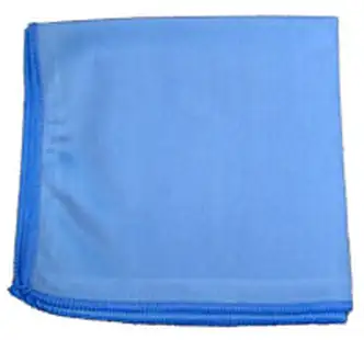 SSS NexGen 16"x16" Blue Glass Cleaning Microfiber Cloth,12/pack, 2 packs/CS, 24/CS