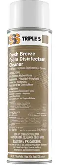 SSS Fresh Breeze Foam Disinfectant Cleaner, 12/19 Oz.