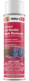 SSS Censor Gel Vandal Mark Remover, 15 oz., 12/CS