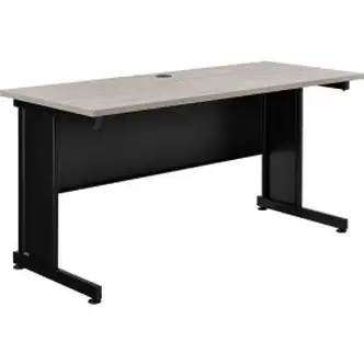 Interion 60"W Desk - Rustic Gray