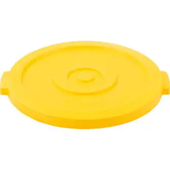Global Industrial Plastic Trash Can Lid - 20 Gallon Yellow
