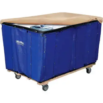 Global Industrial Replacement Liner For 12 Bushel Vinyl Basket Bulk Truck, Blue