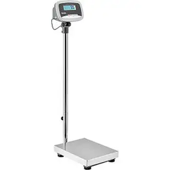 Global Industrial Industrial Bench & Floor Scale With LCD Indicator, 330 lb x 0.1 lb