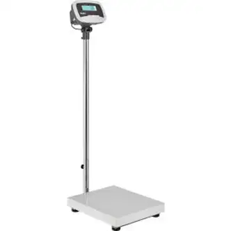 Global Industrial Industrial Bench & Floor Scale With LCD Indicator, 660 lb x 0.25 lb