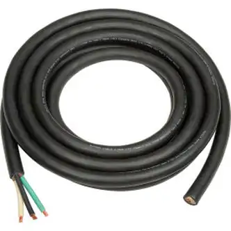 Cable SOOW 4/3 Wire For Salamander Heater, 25'L
