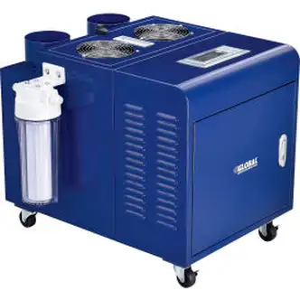 Global Industrial Ultrasonic Humidifier, Cool Mist with Dual Output 450 Pints Per Day