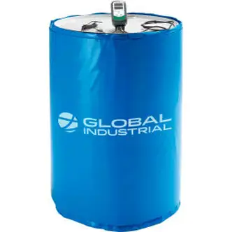 Global Industrial Insulated Drum Heating Blanket For 55 Gallon Drum, Up To 145°F, 120V
