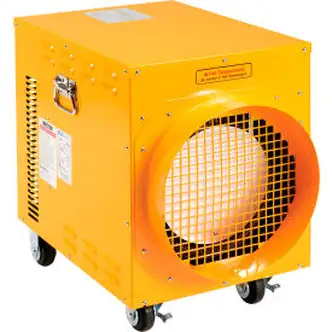 Global Industrial Portable Electric Heater, Adjustable Thermostat, 208V, 3 Phase, 15000W