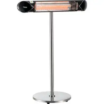 Global Industrial Infrared Patio Heater w/Remote Control, Free Standing, 1500W, 35-3/8"L