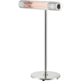 Global Industrial Infrared Patio Heater w/Remote Control, Free Standing, 1500W, 30-3/4"L