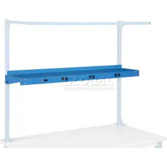Global Industrial Steel Shelf, 96"W x 12"D, Blue