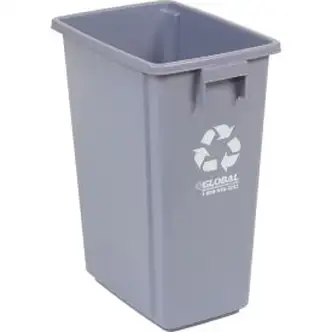 Global Industrial Recycling Can, 15 Gallon, Gray