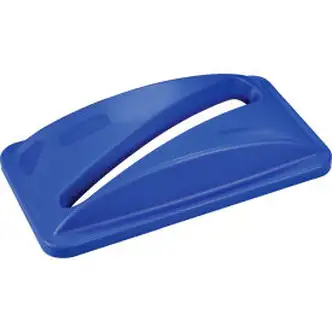 Global Industrial Paper Recycling Lid, Blue