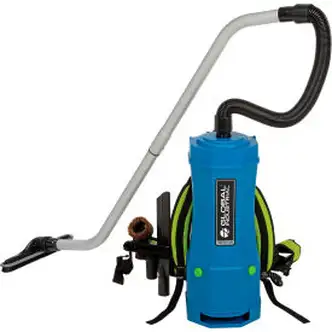 Global Industrial HEPA Backpack Vacuum w/ 8-Piece Tool Kit, 1-1/2 Gallon Capacity