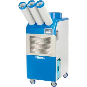 Global Industrial Portable Air Conditioner w/ Cold Air Nozzles, 2.5 Ton, 29,000 BTU, 230V
