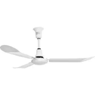 Global Industrial 60" Industrial Ceiling Fan, Outdoor Rated, 4 Speed, 8000 CFM, White