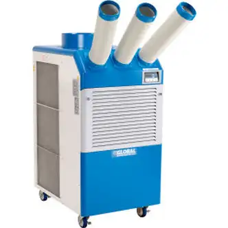 Global Industrial Portable Air Conditioner W/ Cold Air Nozzles, 3 Ton, 37,000 BTU, 230V
