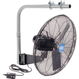 Global Industrial 24" Outdoor Rated Industrial I Beam Fan, 2 Speed, 7,700 CFM, 3/10 HP