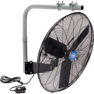 Global Industrial 30" Outdoor Rated Industrial I Beam Fan, 2 Speed, 8,400 CFM, 3/10 HP