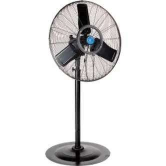 Continental Dynamics® 30" Pedestal Misting Fan, Outdoor Rated, Oscillating, 7204 CFM, 1/7 HP