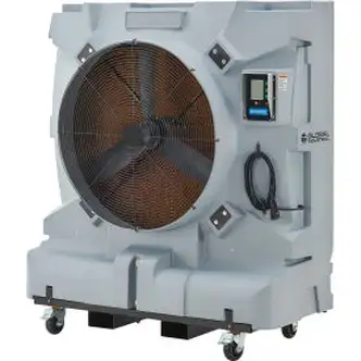 Global Industrial 36" Portable Evaporative Cooler, Direct Drive, 3 Speed, 74 Gal. Capacity