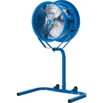 Global Industrial 14" High Velocity Fan, Pedestal Stroller Mount, 6,800 CFM, 1/3 HP, 115V