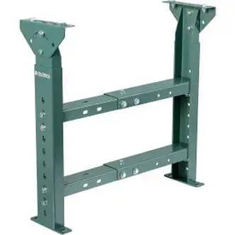 H-Stand Support for Global Industrial Conveyors, Adjustable Height & Width, 3000 lb. Cap.