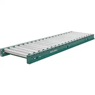 Global Industrial 5' Straight Roller Conveyor, 15" Between Frame, 4-1/2" Roller Centers