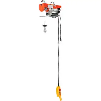 Global Industrial Electric Cable Hoist, 1500 Lb. Capacity