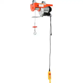 Global Industrial Electric Cable Hoist, 2000 Lb. Capacity