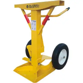 Global Industrial Quick-Adjust Trailer Stabilizing Jack Stand, 100,000 Lb. Static Capacity