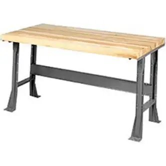 Global Industrial Assembly Workbench, 72 x 36", Flared Leg, Shop Top Safety Edge