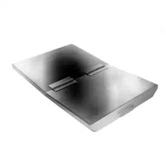 Hinged Lid for 1-1/2 Cu. Yd. Global Industrial Stainless Steel Self-Dumping Hopper, SS