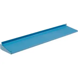 Global Industrial 249193BL Upper Shelf For Bench Uprights, Steel, 60"W x 12"D, Blue
