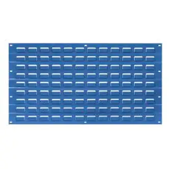 Global Industrial 550148BL Louvered Wall Panel w/o Bins, 18"W x 19"H, Blue