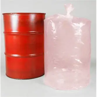Global Industrial Flexible Round Bottom Antistatic Drum Liners 4 mil 100 Units per Case