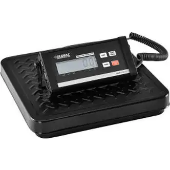 Global Industrial Digital Shipping Scale With AC Adapter/USB Port, 400 lb x 0.5 lb