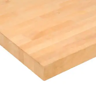 Global Industrial Workbench Top, Birch Butcher Block Square Edge, 60"W x 36"D x 1-3/4" Thick