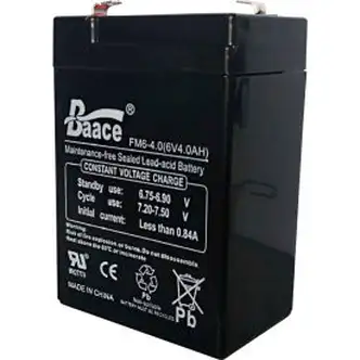 Global Industrial Replacement 6V 4Ah Lead-Acid Rechargeable Battery For 318503 & 224241