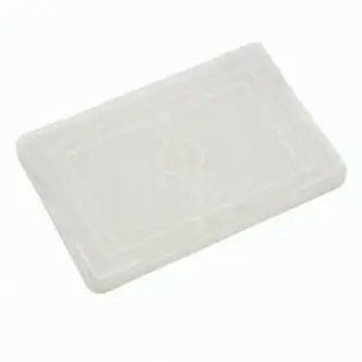 Global Industrial Lid COV91000 for Plastic Dividable Grid Container, 10-7/8"L x 8-1/4"W, Clear