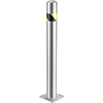 Global Industrial Stainless Steel Safety Bollard, 4.5'' x 42''H