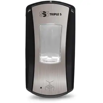 SSS Elevate TF Dispenser, Brushed Chrome/Black, 4/1200 mL, 4/CS